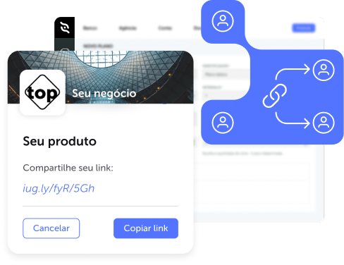 Gere a fatura e configure facilmente o nome e logotipo da sua marca para ajudar na identificação do seu negócio. 