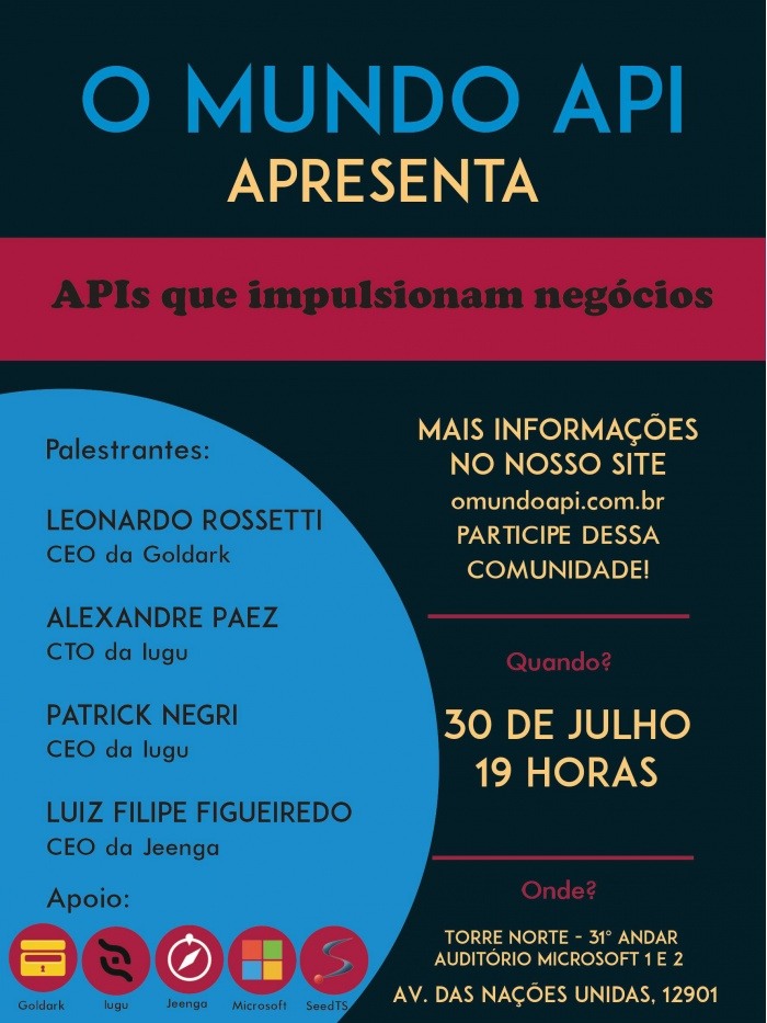 Palestra "APIs que impulsionam negócios" - do Mundo API